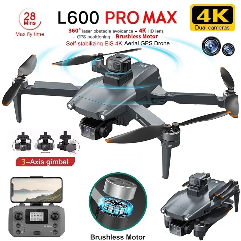 Drone Aerial Photography - L600 PRO MAX GPS Drone Professional