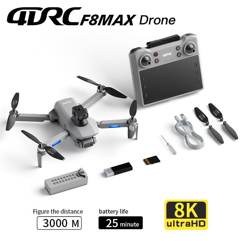 Drone Lidar - F8 MAX GPS Drone Professional 8K