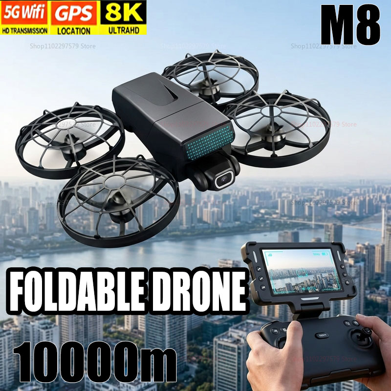 Drone Multispectral - New Drones M8 GPS 8K Professional