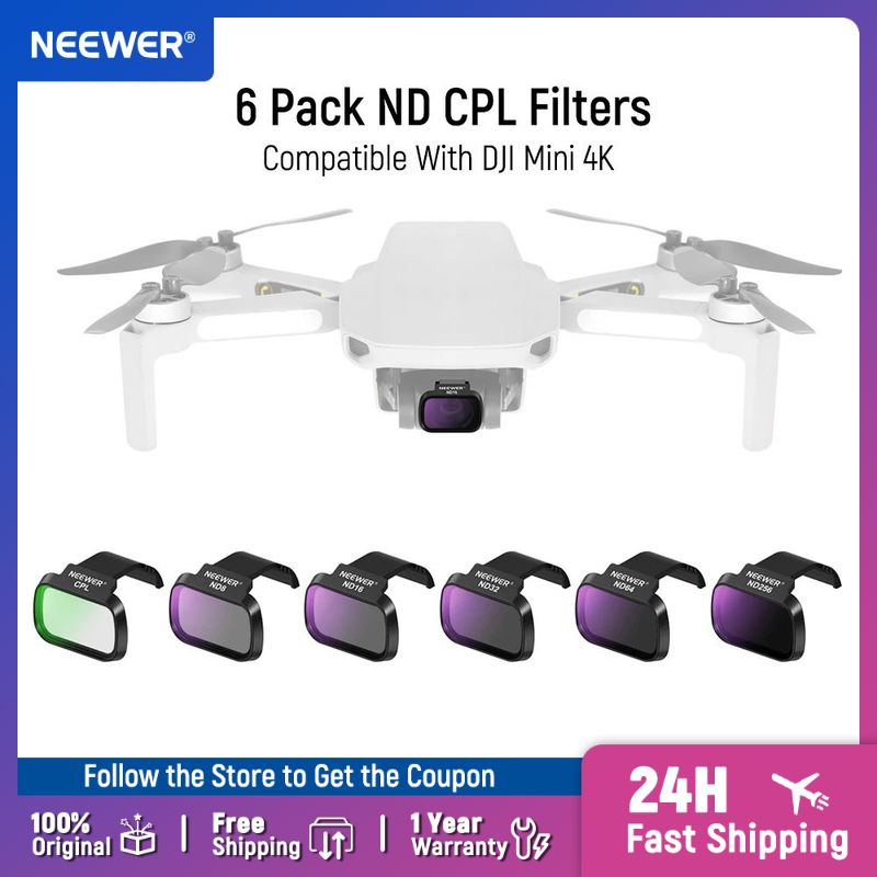 Drone Ndvi - NEEWER 6 Pack ND CPL Filters