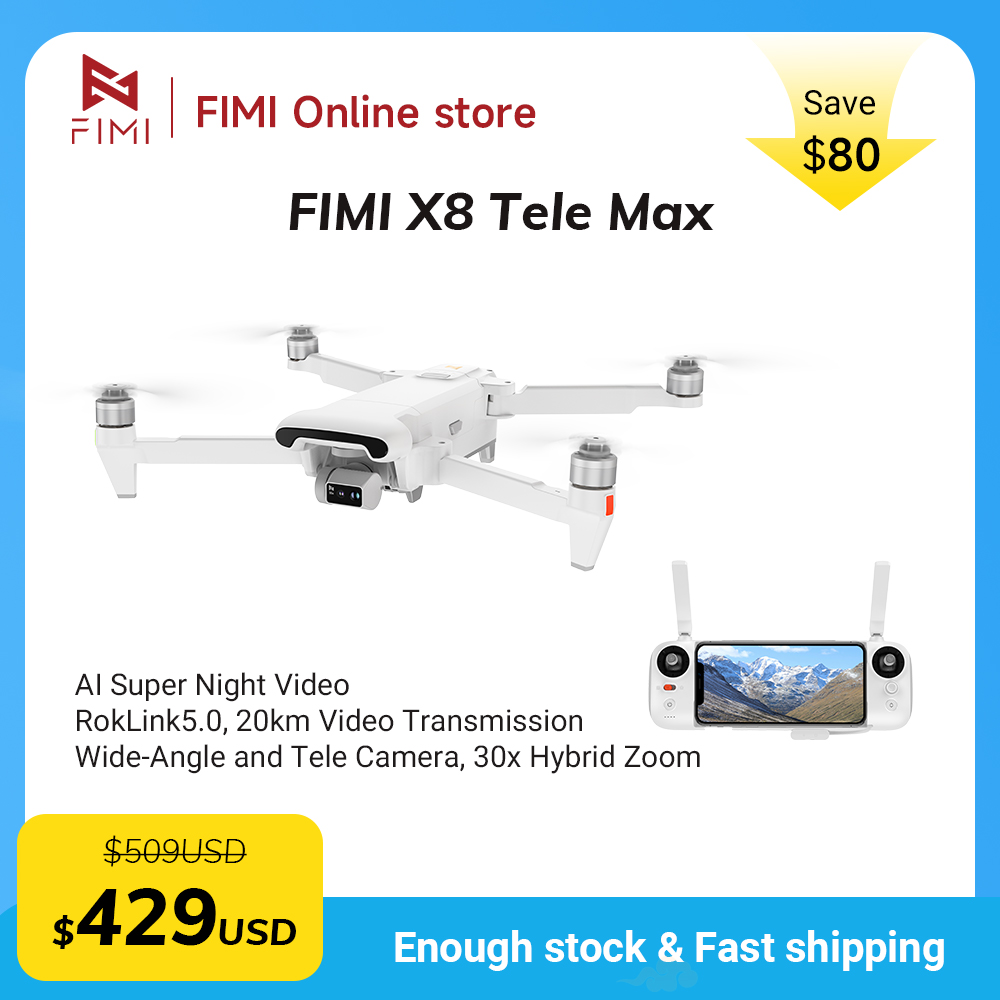 Drone Thermal Imaging - FIMI X8 Tele Max Drone 4K