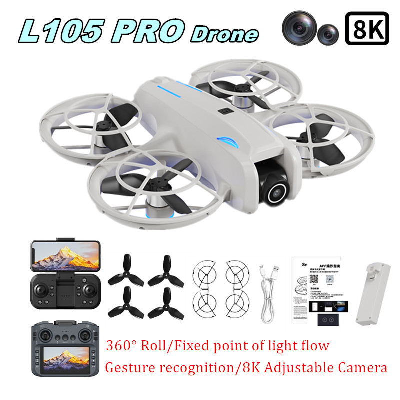 Drone Lidar - L105 PRO Drone Duel 8k Lens
