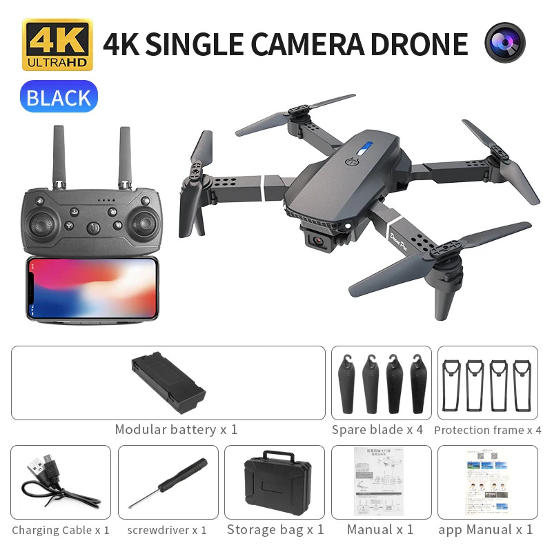 E88 ProIntelligent Folding Dro - Drone Cinematic 评论和价格