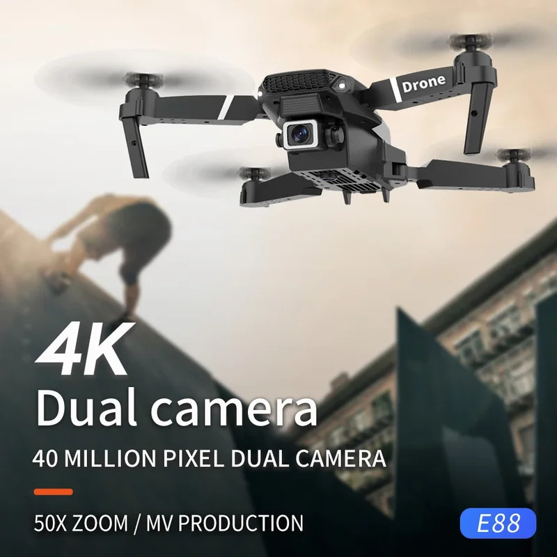 E88 ProIntelligent Folding Dro - Drone Cinematic 评论和价格