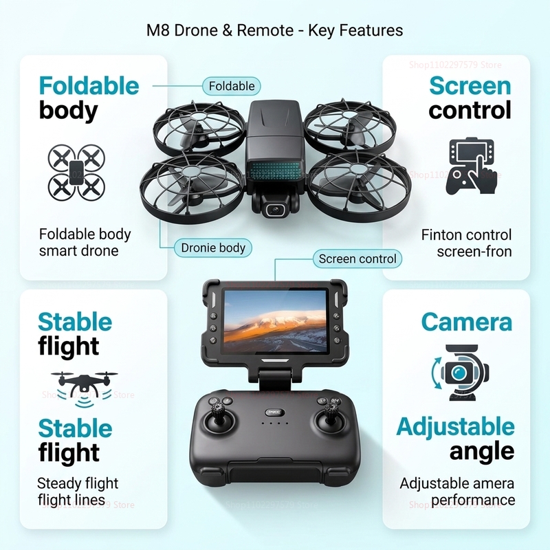 New Drones M8 GPS 8K Professio - Drone Multispectral 评论和价格