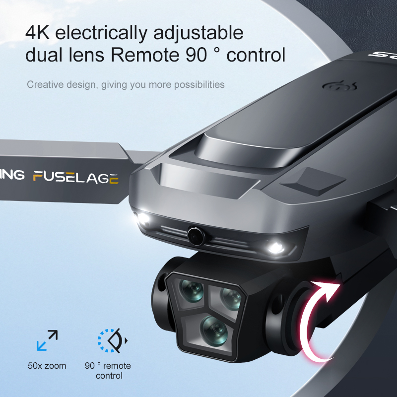 K811MAX Quadcopter Drone: Brus - Drone Lidar 评论和价格